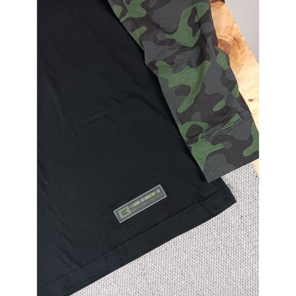 Colosseum OHT Military Appreciation Raglan Tee Mens M Black Baylor Bears Camo - Picture 4 of 10